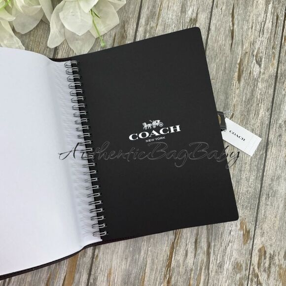 Authentic Coach Black Cherry Notebook Limited Bag Purse - Picture 5 of 8